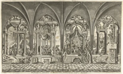 Gemälde im Refektorium der Sint-Michielsabdij, Antwerpen